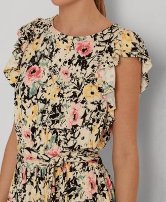 Lauren Ralph Lauren Floral Jersey Dress ...